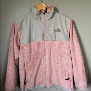 The North Face Pink and Gray Kids Jacket